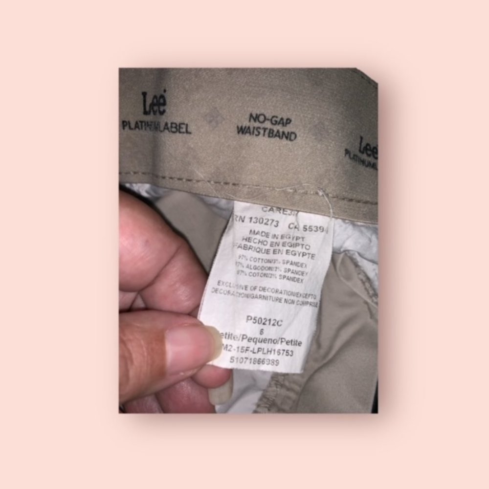 Lee no gap waistband size 6 pre-owned - Picture 4 of 4